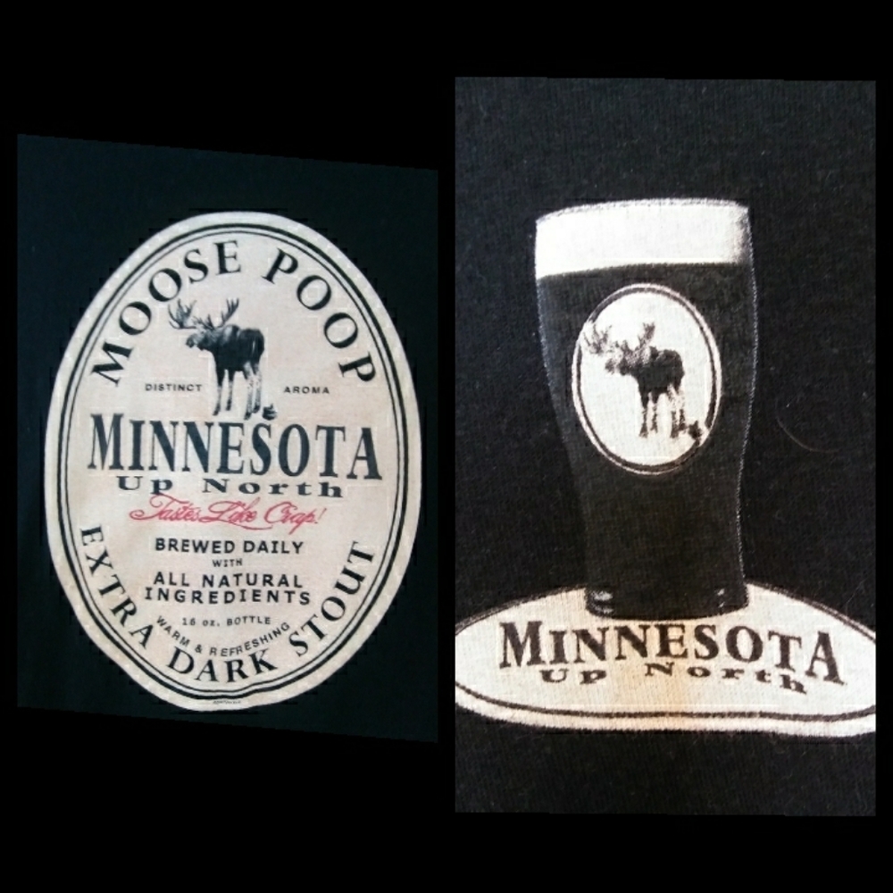 "Moose Poop Beer" Minnesota Pub Shirt